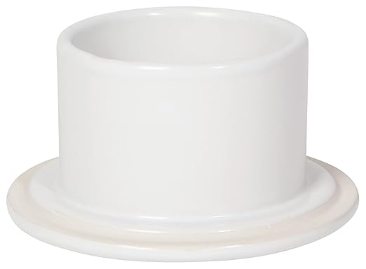 Now Designs French-Style Stoneware Butter Crock for The Counter, Matte White