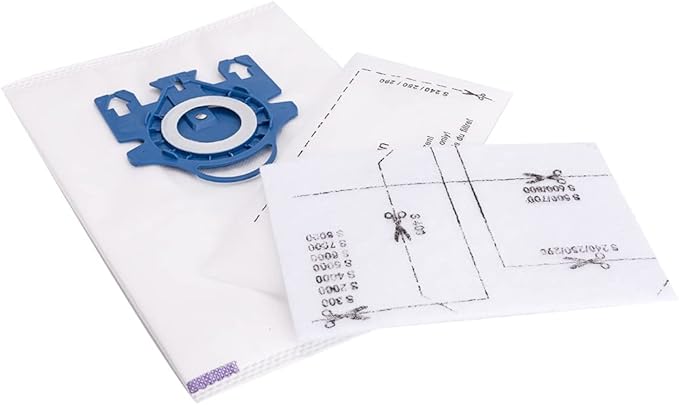 Replacement Miele Vacuum Bags For Miele 3D GN Efficiency Bags, Compatible with Miele Classic C1, Complete C1 C2 C3, S227/S240, S270, S400, S2, S5, S8 Series (18 bags+6 filters)