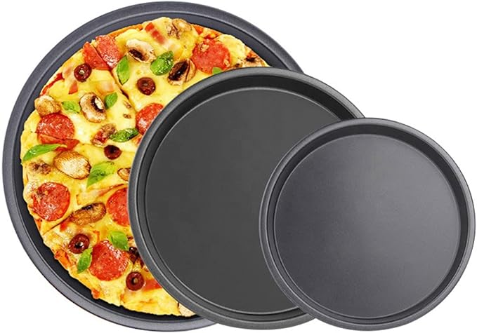 Cake Tin, Non-Stick Cake Mould, Baking Tools Baking Mold,Cake Mould,Baking Baking Tray Metal Baking Cake Pan Round Bread Mold with Removable Bottom Buckle Quick Release Non Stick Coating Bake Tools 8