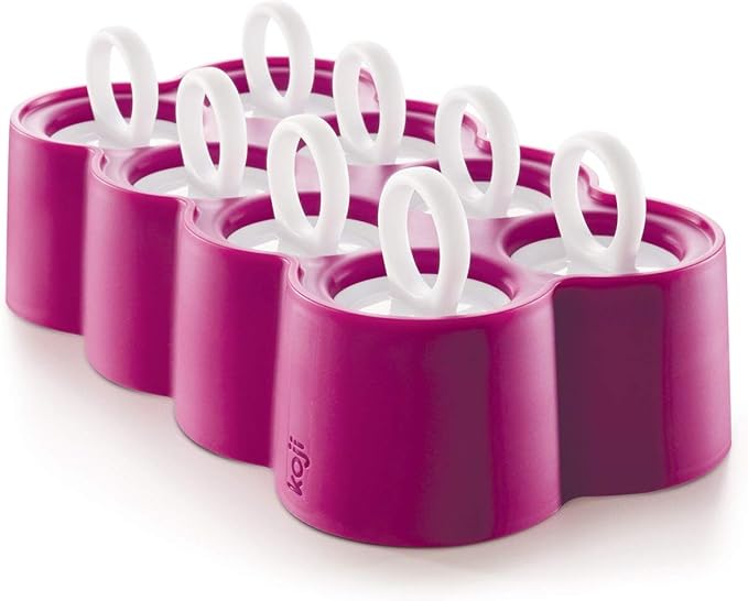 KOJI Ring Pops Silicone Molds, 8 ice pop molds (BPA & PHTHALATE Free)