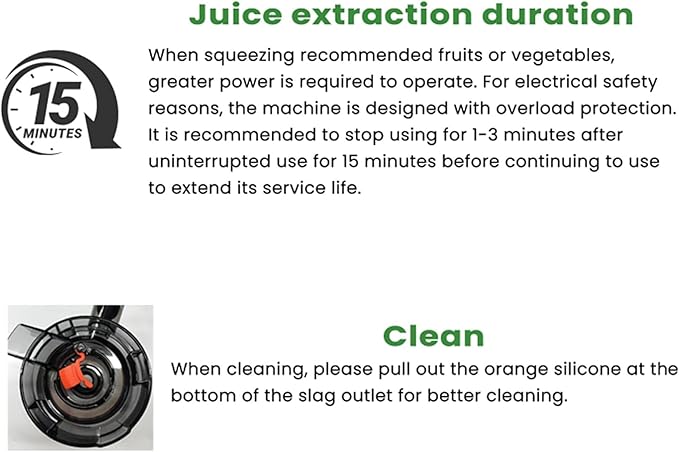 Cold Press Juicer, Masticating Juicer with Large Feed Chute Fit Whole Fruits & Vegetables,Stainless Steel Slow Masticating Juicer Easy to Clean, 99.6% Juice Purity, Metallic Silve