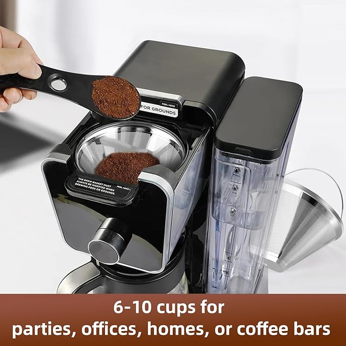 Reusable Cone Coffee Filters 4,304 Stainless Steel Permanent Coffee Filter,Permanent Filter for Ninja Coffee Maker, 2Pcs Permanent Cone Filter 4