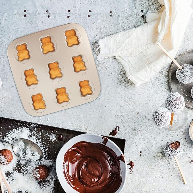 Cake Tin, Non-Stick Cake Mould, Baking Tools Baking Mold,Cake Mould,Baking Madeleine Mold Cake Pan Nonstick Small Baking Pan Pig Baking Mold Heavy Carbon Steel for Oven Baking Cookies Cake Chocolate P