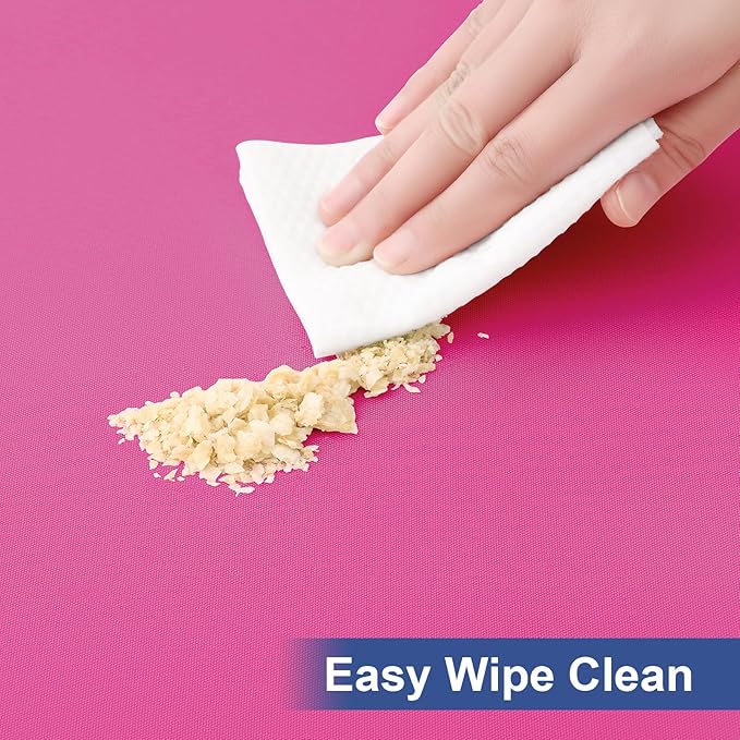 homing Rectangle Table Cloth Cover, Waterproof Polyester Elastic Fitted Tablecloth, Fits for 6 Foot Folding Tables, Washable Table Protector for Picnic, Camping, Outdoor (Rose Pink, 30" x 72")