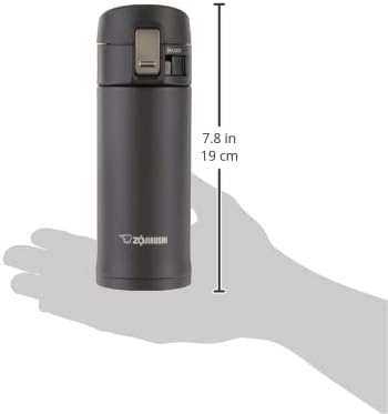 Zojirushi Stainless Steel Mug, Black, 16 Ounce