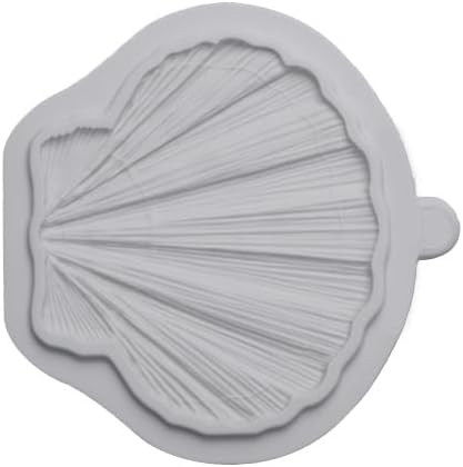 Gray Clam Shell Fondant Silicone Molds For Cake Decorating Cupcake Topper Candy Chocolate Gum Paste Polymer Clay Fondant and Gum Paste Molds Pastry and Baking Molds