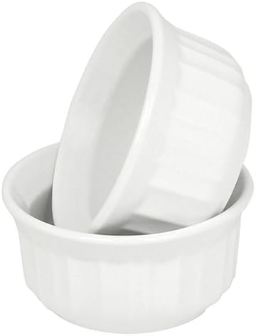 CorningWare RS4 4oz/118mL Round French White Ramekins Bowl (2-Pack)