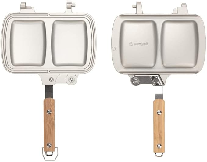 Snow Peak Tramezzino Sandwich Maker, Stainless Steel, Rectangular, Polished