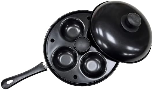 Fox Run Egg Pan, Non-stick Egg Poacher and Fry Pan Set With Lid