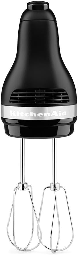 KitchenAid 5 Ultra Power Speed Hand Mixer - KHM512,Matte Black,(Pack of 2)