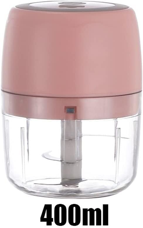 Mini Portable Veggie Chopper, 400ml Cordless Electric Garlic Masher|Chopper|Garlic Press Kitchen Tools|Food Supplement Machine/Onion Fruit and Vegetable Chopper|can Crush Ice Cubes, Vegetables, Fruits