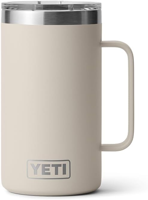 YETI Rambler 24 oz Mug, Vacuum Insulated, Stainless Steel with MagSlider Lid