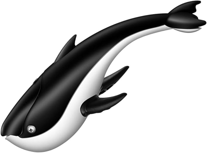 SHOWERORO Whale Manual Citrus Juicer Portable Hand Press Fruit Squeezer for Oranges Lemons Grapefruits Design Decorative Kitchen Countertop Accessory
