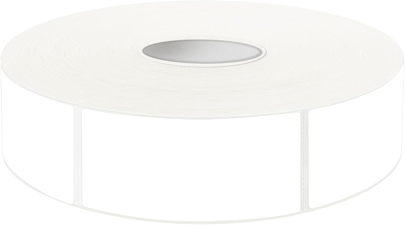 600 Blank Removable Freezer Labels Water Oil Resistant with Perforation Line for Food Containers Jars Pantry Organization (Ink Quick-Dry，1” x 2”)