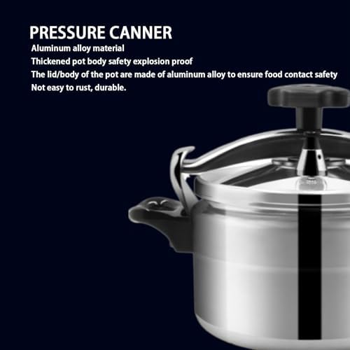 Pressure Cooker, Explosion Proof Stovetop Pressure Cooker with Double Bottom Canning Pot for Gas Stove Induction Cooker (4L)