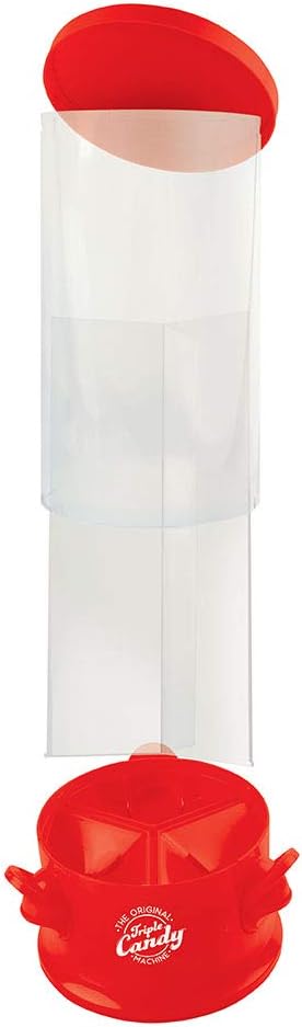 Handy Gourmet Cand Candy Dispenser, 5.75 x 12.00 x 5.75, Red