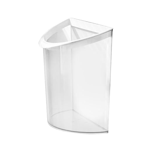 jojofuny Hanging Kitchen Trash Bin 29x28.5cm Plastic Waste Container Wall-Mounted Garbage Can for Cabinet Door Use