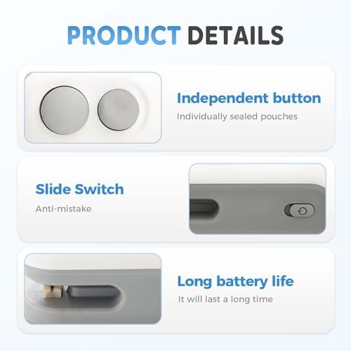 2-in-1 Mini Bag Sealer & Cutter, Rechargeable Portable Snack Bag Resealer with Magnet, Heat Seal Food Storage for Chips & Snacks - 2 Pack (White)