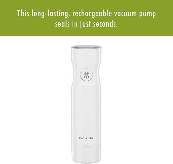 ZWILLING Fresh & Save Handheld Vacuum Sealer Machine for Easy Storage