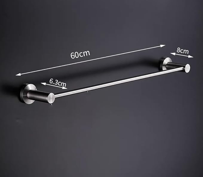 Premium Stainless Steel Kitchen Tool Utensil Organizer Rack with Movable Hooks for Pan Pot,Wall Mount (24"-12Hooks Version B)