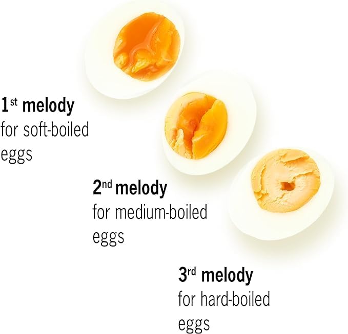 BeepEgg Basic Red – Egg Timer for Boiling Eggs – Musical Egg Cooker for Soft, Medium, Hard Boiled Eggs – Food Safe – Singing Floating Egg Timer – Egg Cooker for 3 Levels of Doneness - Brainstream