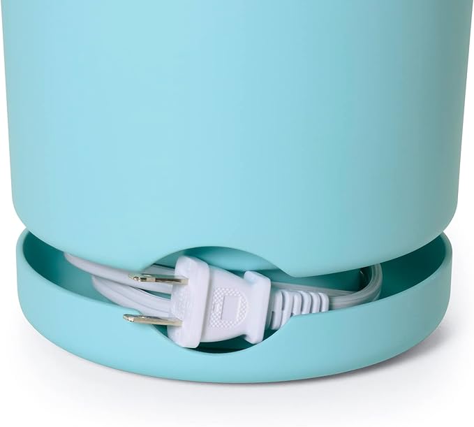 Presto 04811 PopLite My Munch Hot Air Popcorn Popper - Personal Sized,Built-In Serving Bowl,Compact Design,8 Cups,Blue,(Pack of 2)