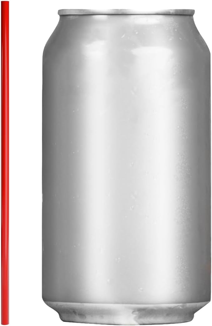Disposable Plastic Coffee Stirrer Straw - 5 Inch Sip Stir Stick (Red, 1000)