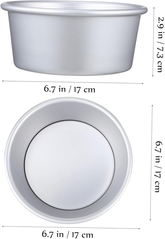 PRETYZOOM Cake Tin Set Nonstick Baking Pans Cake Molds Liners Baking Paper Oven Dishes