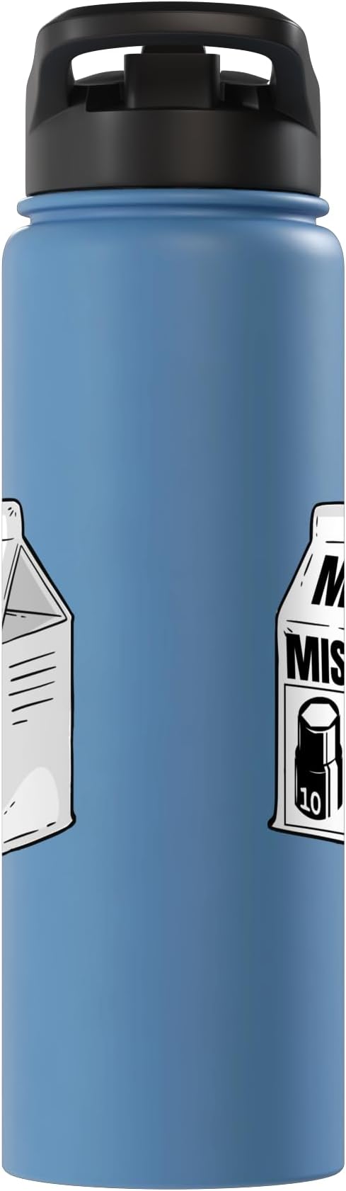 Missing 10mm Socket Milk Carton Funny Car Mechanic Stainless Steel Insulated Water Bottle