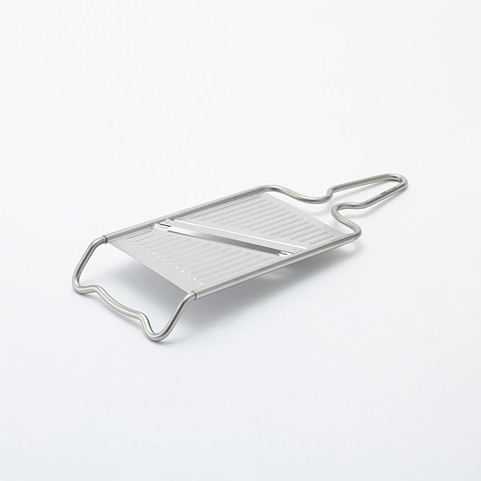 Japanese Double-Edged Slicer, Mandoline, Stainless Steel, Made in Sanjo, Japan, Silver