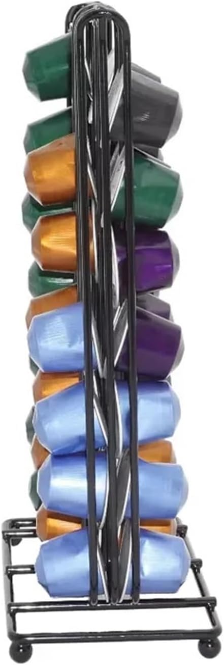 Coffee Capsule Holder Rotating Coffee Pod Rack Carousel Storage Capsule Stand Holder, Compatible For Dolce Gusto,(1pcs)