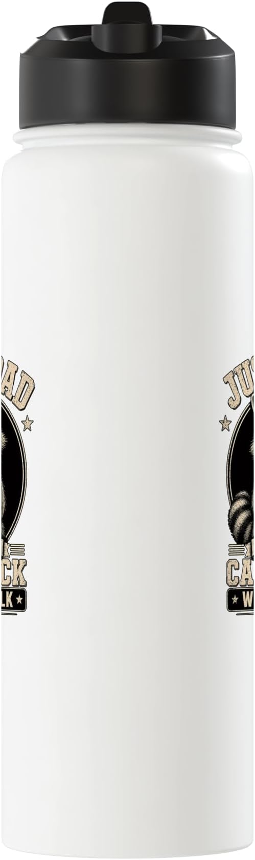 Just A Dad Who Always Came Back With The Milk Fathers Day Stainless Steel Insulated Water Bottle