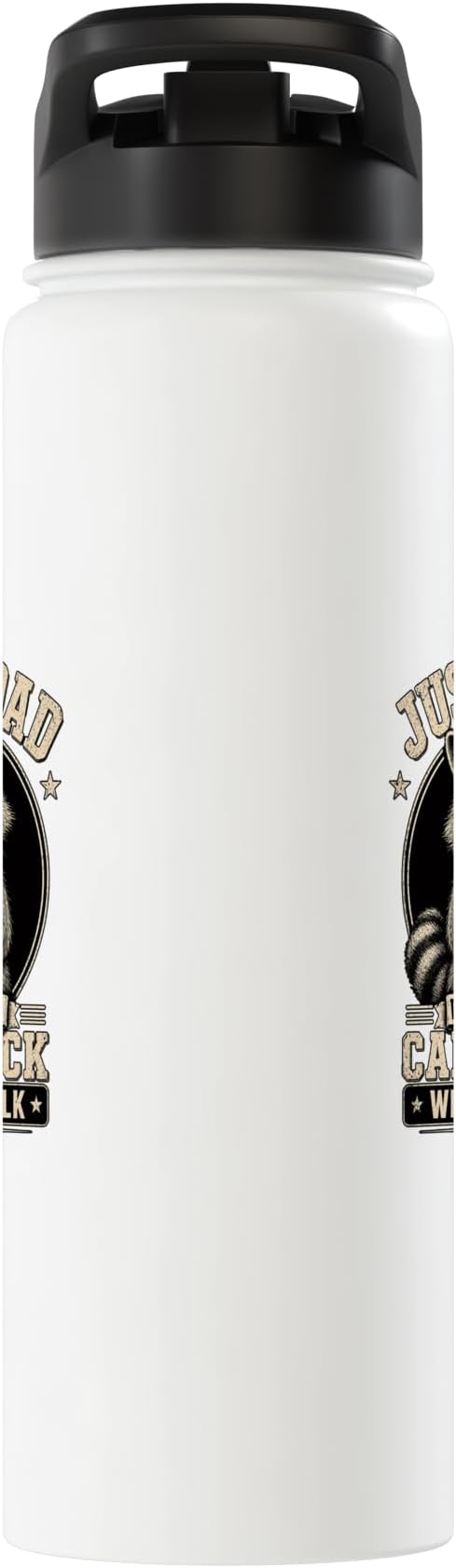 Just A Dad Who Always Came Back With The Milk Fathers Day Stainless Steel Insulated Water Bottle