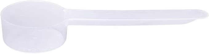 Plastic Measuring Scoop, 2 teaspoon (11 cc | 11 mL) Long Handle Spoons for Powders, Granules, Coffee, Pet Food, Baking Supplies, Protein and Other Dry Goods, BPA Free (Set of 500)