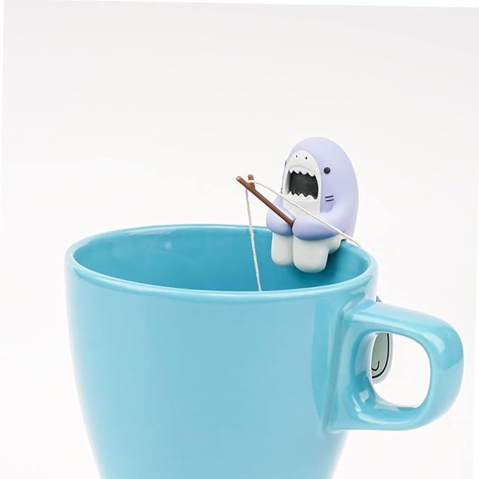 Creative Shark Shape Tea Infuser, Loose Leaf Tea Strainer, Funny Animal Shaped Tea Filters Gift for Tea Drinkers Shark Accessories Tea Lovers Accessory ﻿