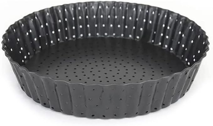 Deep Dish Quiche Lorraine Pie Pan - 7.87 inch Tart Pans with Removable Bottoms - Apple Pie Pan - 7.87 inch Tarte Tatin Pan - Deep Dish Pie Crust - Quiche Baking Dish