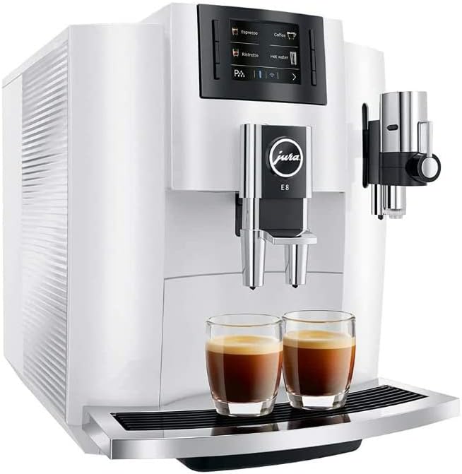Jura E8 Espresso Coffee Machine (White)