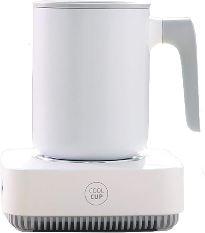 Desktop 2in1 Coffee Warmer Cup Cooler, 131℉ - 46℉ Heating and Cooling Beverage Plate for Coffee Tea Water Milk Beer Cocoa