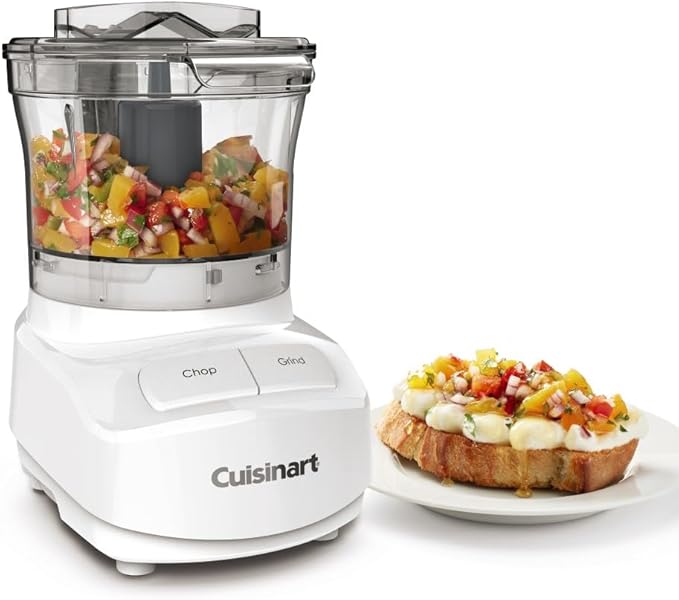 Cuisinart 3-Cup Mini Chopper, CCH-3, White (Renewed)