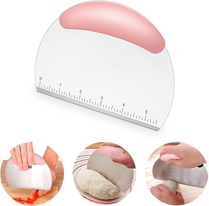 Pastry Cutter, Biscuit Cutter, Dough Scraper, Silicone Baking Mats, Stainless Steel Pastry Blender Set, Dough Cutter Biscuit Cutter Baking Pastry Mat Dough Blender Tools & Pastry Utensils (5 Pcs/Set)