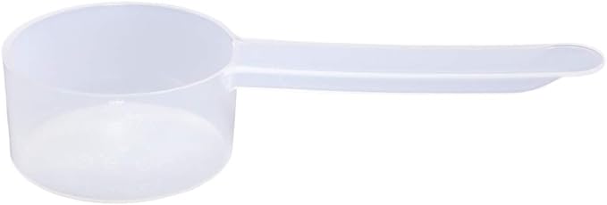 Plastic Measuring Scoop, 4 teaspoon (20 cc | 20 mL) Long Handle Spoons for Powders, Granules, Coffee, Pet Food, Baking Supplies, Protein and Other Dry Goods, BPA Free (Set of 100)