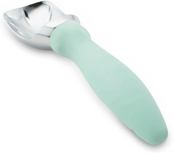 Spring Chef Heavy Duty Metal Ice Cream Scoop - Dishwasher Safe Ice Cream Scooper - Commercial Icecream Scoop Spade - Professional Kitchen Gadgets for Gelato, Melon, Sundae - Cookie Spoon - Mint