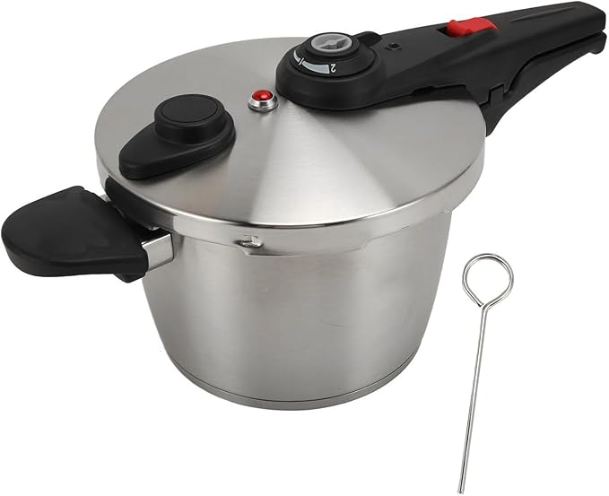 HEEPDD Electric Pressure Cooker 304 Stainless Steel Multi Cooker, Multi, Quick Cooking for Home Kitchen with Pressure Control and Versatile Functions Electric 304 (6L)