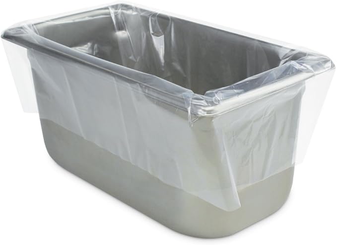 PanSaver Clear Pan Liners for Easy Clean Up - Disposable Buffet Pan Liners, Ovenable up to 400F (Third and Quarter Pan Medium and Deep Pan Liner - 19 x 14 IN)