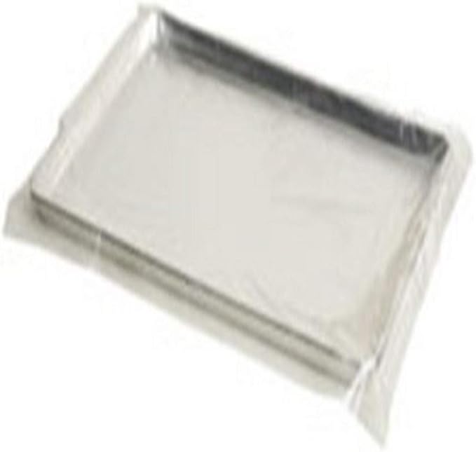 PanSaver Clear Sheet Pan Liners for Easy Clean Up - Disposable Buffet Pan Liners, Ovenable up to 400F (Bun Sheet Pan - 14.25 x 19 IN)