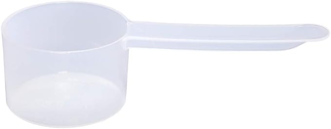 Plastic Measuring Scoop, (29.6 cc | 2 tablespoon | 1/8 Cup | 29.6 mL) Long Handle Spoons for Powders, Granules, Coffee, Pet Food, Baking Supplies, Protein and Other Dry Goods, BPA Free (Set of 500)