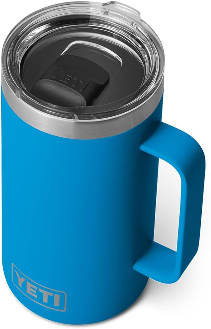 YETI Rambler 24 oz Mug, Vacuum Insulated, Stainless Steel with MagSlider Lid