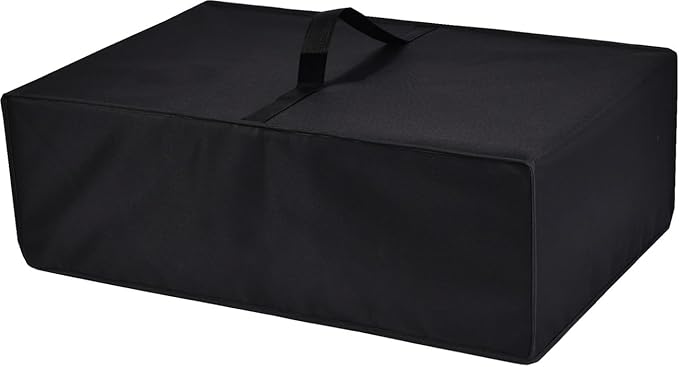 AF-WAN Heavy Duty 600D Nylon Black Toaster Cover, Waterproof, Dustproof, UV-Protected, Fits Elite Gourmet ECT-3100, Mueller MT-110ss & Other 4-Slice Toasters