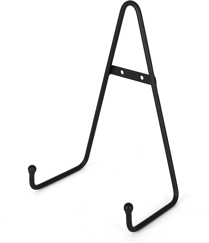 Milltown Merchants Metal Display Stand - Fused Glass Art Base - Plate Stand/Plate Holder - Art Panel Stand - Large (1 Pack)