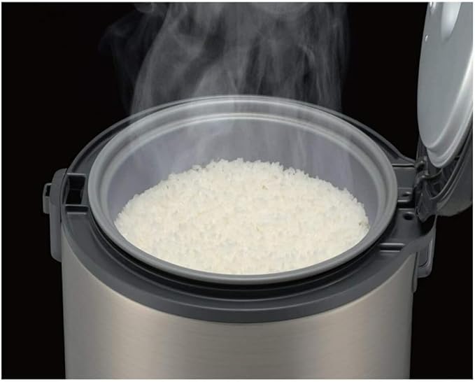 Tiger JNP-S10U 5.5 Cup Capacity White Rice Cooker with Spatula and Measuring Cup Bundle with Rice Washing Bowl and Bamboo Spoon (3 Items)
